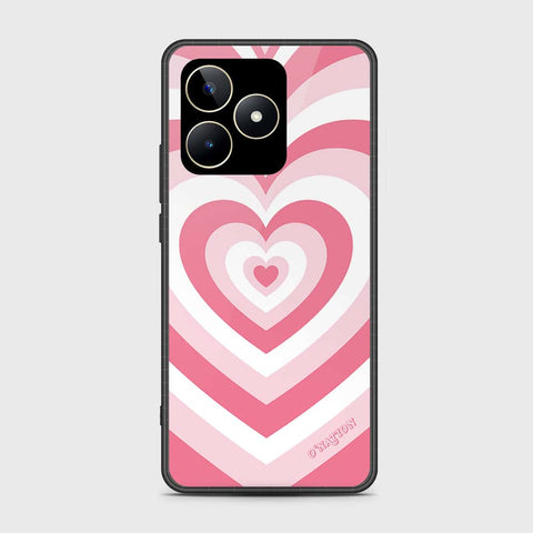 Realme C53 Cover- O'Nation Heartbeat Series - HQ Ultra Shine Premium Infinity Glass Soft Silicon Borders Case