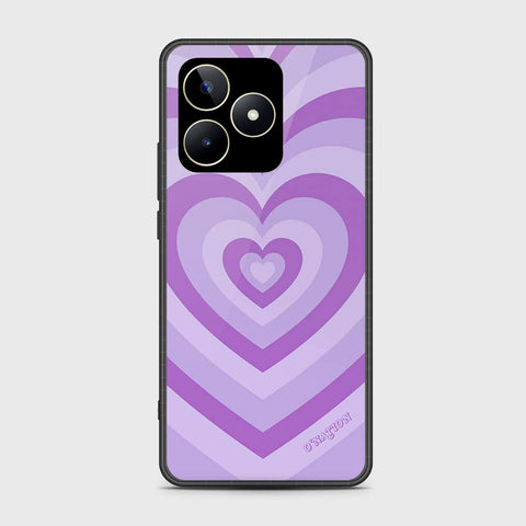 Realme C53 Cover- O'Nation Heartbeat Series - HQ Ultra Shine Premium Infinity Glass Soft Silicon Borders Case