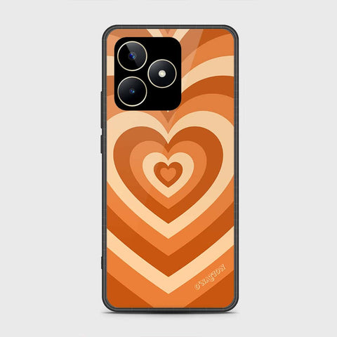 Realme C53 Cover- O'Nation Heartbeat Series - HQ Ultra Shine Premium Infinity Glass Soft Silicon Borders Case