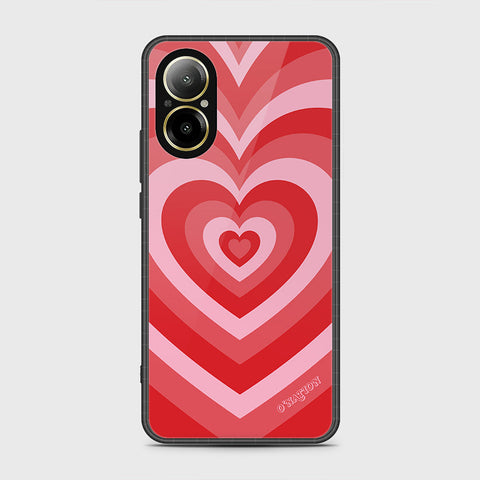 Realme C67 4G Cover- O'Nation Heartbeat Series - HQ Ultra Shine Premium Infinity Glass Soft Silicon Borders Case