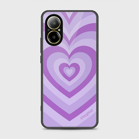 Realme C67 4G Cover- O'Nation Heartbeat Series - HQ Ultra Shine Premium Infinity Glass Soft Silicon Borders Case