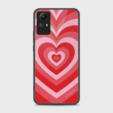 Xiaomi Redmi Note 12S Cover- O'Nation Heartbeat Series - HQ Ultra Shine Premium Infinity Glass Soft Silicon Borders Case