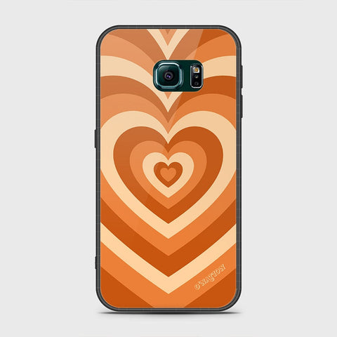 Samsung Galaxy S6 Edge Cover- O'Nation Heartbeat Series - HQ Ultra Shine Premium Infinity Glass Soft Silicon Borders Case