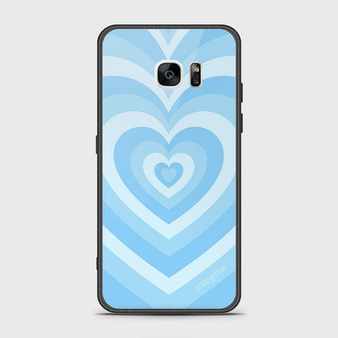 Samsung Galaxy S7 Edge Cover- O'Nation Heartbeat Series - HQ Ultra Shine Premium Infinity Glass Soft Silicon Borders Case