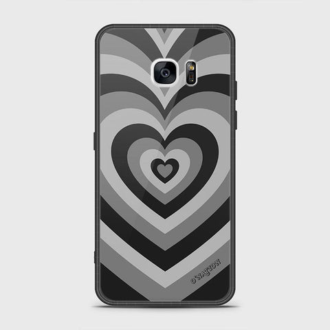 Samsung Galaxy S7 Edge Cover- O'Nation Heartbeat Series - HQ Ultra Shine Premium Infinity Glass Soft Silicon Borders Case