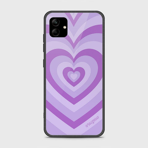 Samsung Galaxy A04e Cover - O'Nation Heartbeat Series - HQ Ultra Shine Premium Infinity Glass Soft Silicon Borders Case