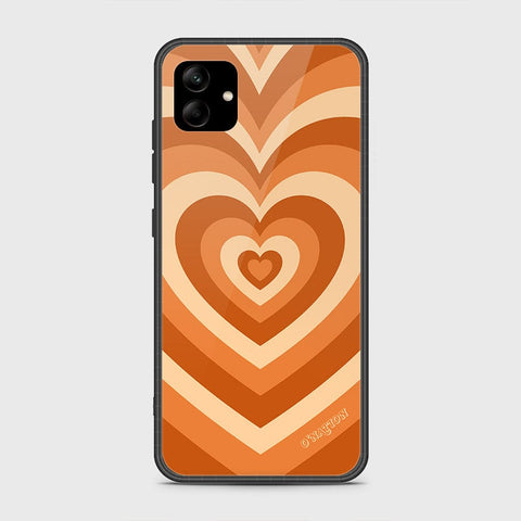 Samsung Galaxy A04e Cover - O'Nation Heartbeat Series - HQ Ultra Shine Premium Infinity Glass Soft Silicon Borders Case