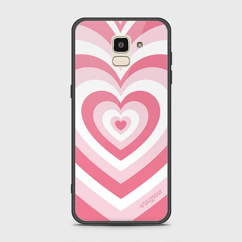 Samsung Galaxy J6 2018 Cover - O'Nation Heartbeat Series - HQ Ultra Shine Premium Infinity Glass Soft Silicon Borders Case