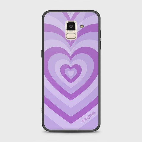 Samsung Galaxy J6 2018 Cover - O'Nation Heartbeat Series - HQ Ultra Shine Premium Infinity Glass Soft Silicon Borders Case
