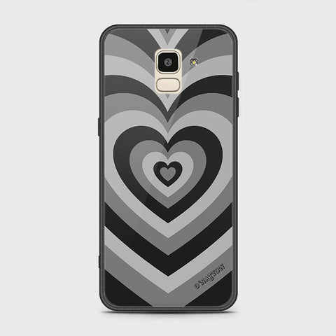 Samsung Galaxy J6 2018 Cover - O'Nation Heartbeat Series - HQ Ultra Shine Premium Infinity Glass Soft Silicon Borders Case