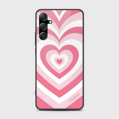 Samsung Galaxy M54 Cover- O'Nation Heartbeat Series - HQ Ultra Shine Premium Infinity Glass Soft Silicon Borders Case