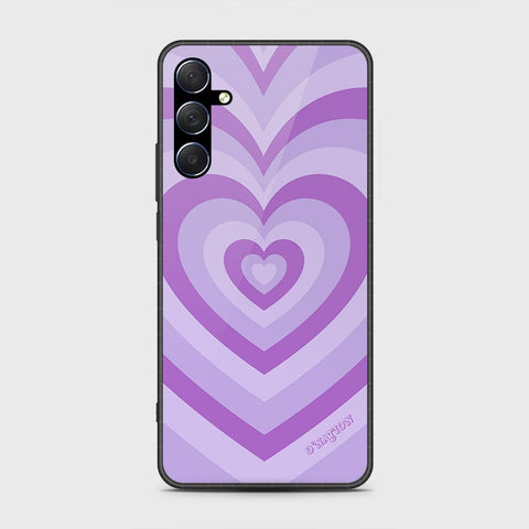 Samsung Galaxy M34 5G Cover- O'Nation Heartbeat Series - HQ Ultra Shine Premium Infinity Glass Soft Silicon Borders Case