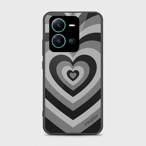 Vivo V25 5G Cover- O'Nation Heartbeat Series - HQ Ultra Shine Premium Infinity Glass Soft Silicon Borders Case