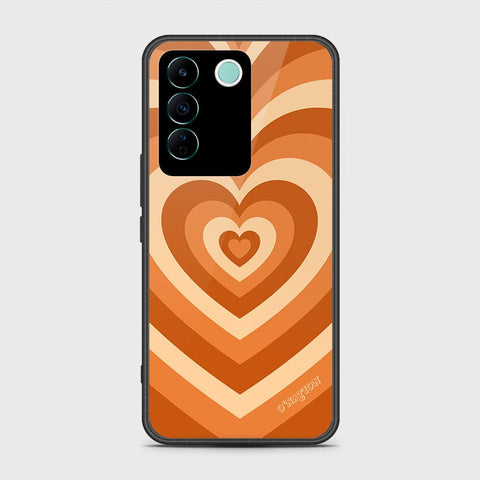 Vivo V27e Cover- O'Nation Heartbeat Series - HQ Ultra Shine Premium Infinity Glass Soft Silicon Borders Case