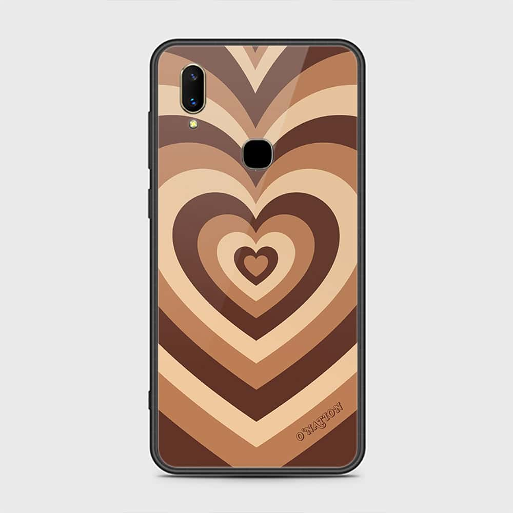 Vivo V11i Cover- O'Nation Heartbeat Series - HQ Ultra Shine Premium Infinity Glass Soft Silicon Borders Case