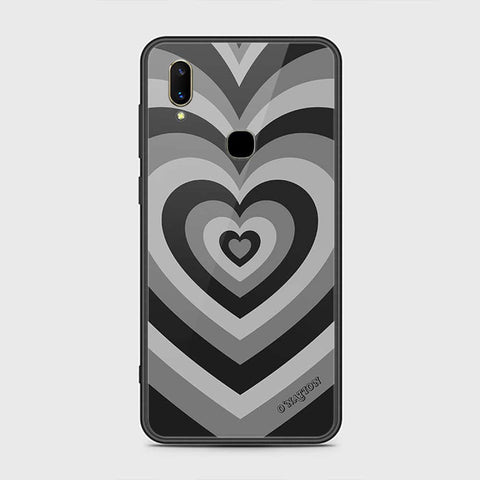 Vivo V11i Cover- O'Nation Heartbeat Series - HQ Ultra Shine Premium Infinity Glass Soft Silicon Borders Case