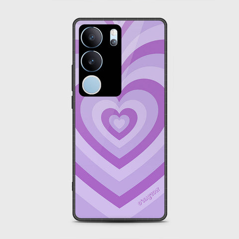Vivo V29 Cover- O'Nation Heartbeat Series - HQ Ultra Shine Premium Infinity Glass Soft Silicon Borders Case