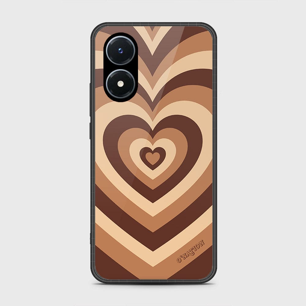 Vivo Y02s Cover - O'Nation Heartbeat Series - HQ Ultra Shine Premium Infinity Glass Soft Silicon Borders Case