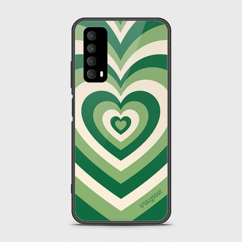 Huawei Psmart 2021 Cover- O'Nation Heartbeat Series - HQ Ultra Shine Premium Infinity Glass Soft Silicon Borders Case