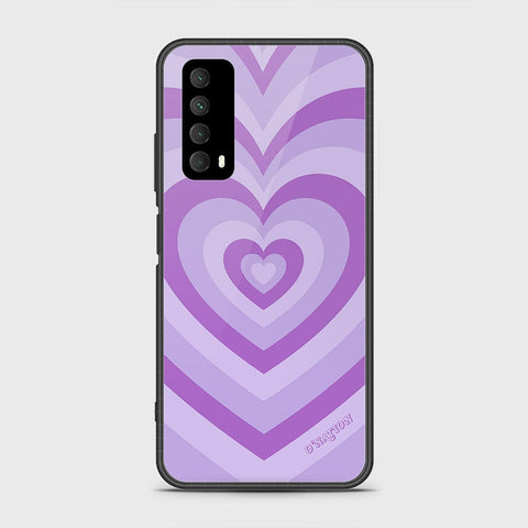 Huawei Psmart 2021 Cover- O'Nation Heartbeat Series - HQ Ultra Shine Premium Infinity Glass Soft Silicon Borders Case