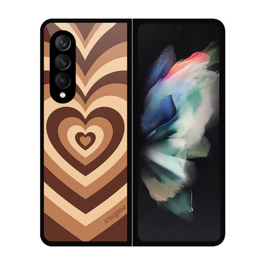 Samsung Galaxy Z Fold 3 5G Cover - O'Nation Heartbeat Series - HQ Premium Shine Durable Shatterproof Case - Soft Silicon Borders