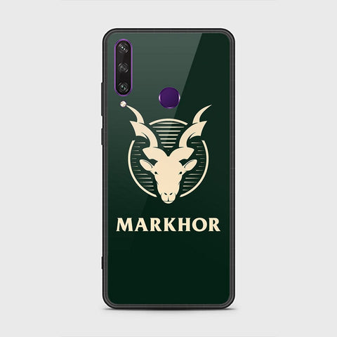 Huawei Y6p Cover - Markhor Series - HQ Ultra Shine Premium Infinity Glass Soft Silicon Borders Case