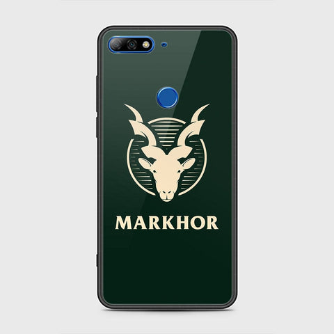 Huawei Y7 Prime 2018 Cover - Markhor Series - HQ Ultra Shine Premium Infinity Glass Soft Silicon Borders Case