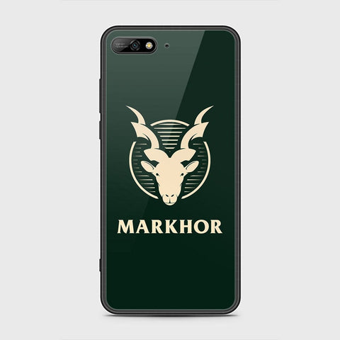 Huawei Y6 Prime 2018 Cover - Markhor Series - HQ Ultra Shine Premium Infinity Glass Soft Silicon Borders Case
