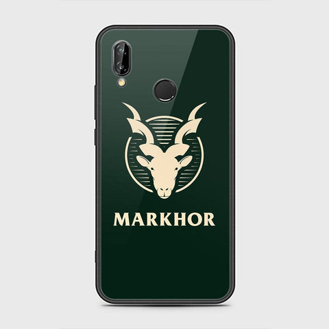 Huawei P20 Lite Cover - Markhor Series - HQ Ultra Shine Premium Infinity Glass Soft Silicon Borders Case