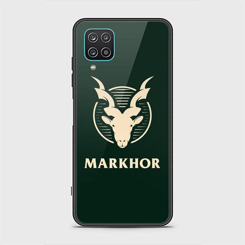 Samsung Galaxy A12 Cover - Markhor Series - HQ Ultra Shine Premium Infinity Glass Soft Silicon Borders Case