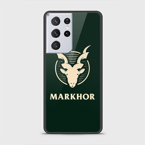 Samsung Galaxy S21 Ultra 5G Cover - Markhor Series - HQ Ultra Shine Premium Infinity Glass Soft Silicon Borders Case