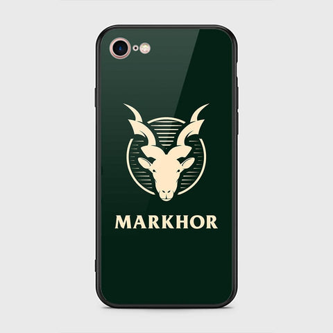 iPhone 8 / 7 Cover - Markhor Series - HQ Ultra Shine Premium Infinity Glass Soft Silicon Borders Case