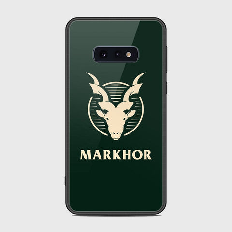 Samsung Galaxy S10e Cover - Markhor Series - HQ Ultra Shine Premium Infinity Glass Soft Silicon Borders Case