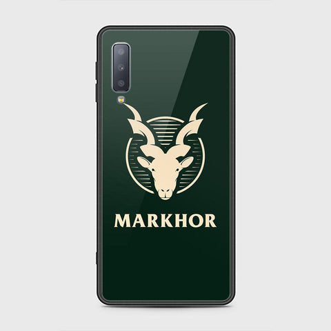 Samsung Galaxy A7 2018 Cover - Markhor Series - HQ Ultra Shine Premium Infinity Glass Soft Silicon Borders Case