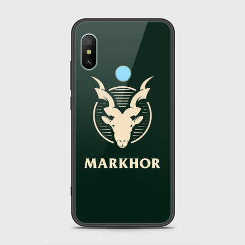 Redmi 6 Pro Cover - Markhor Series - HQ Ultra Shine Premium Infinity Glass Soft Silicon Borders Case