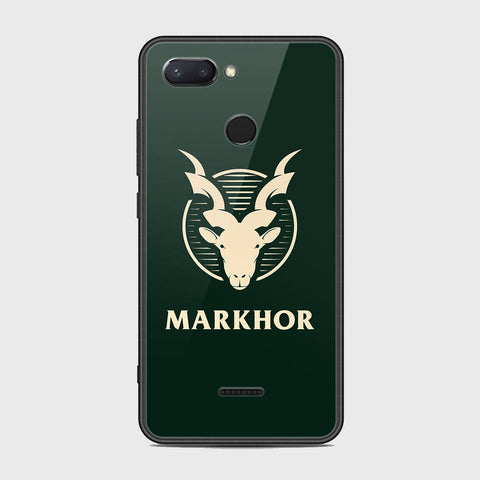 Xiaomi Redmi 6 Cover - Markhor Series - HQ Ultra Shine Premium Infinity Glass Soft Silicon Borders Case