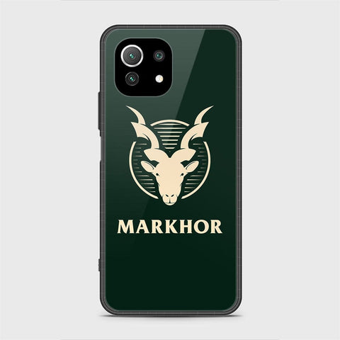 Xiaomi Mi 11 Lite Cover - Markhor Series - HQ Ultra Shine Premium Infinity Glass Soft Silicon Borders Case