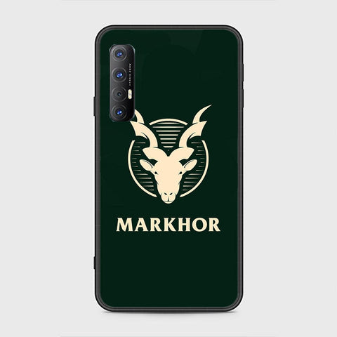 Oppo Reno 3 Pro 5G Cover - Markhor Series - HQ Ultra Shine Premium Infinity Glass Soft Silicon Borders Case