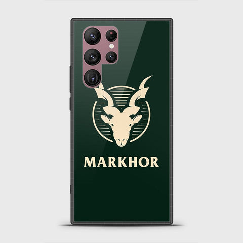 Samsung Galaxy S22 Ultra 5G Cover - Markhor Series - HQ Ultra Shine Premium Infinity Glass Soft Silicon Borders Case