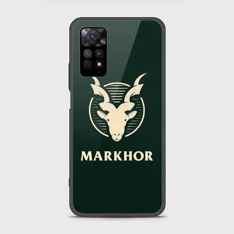 Xiaomi Redmi Note 11S Cover - Markhor Series - HQ Ultra Shine Premium Infinity Glass Soft Silicon Borders Case