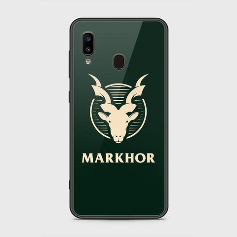 Samsung Galaxy A20 Cover - Markhor Series - HQ Ultra Shine Premium Infinity Glass Soft Silicon Borders Case