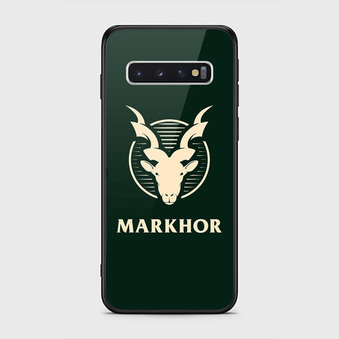 Samsung Galaxy S10 Cover - Markhor Series - HQ Ultra Shine Premium Infinity Glass Soft Silicon Borders Case