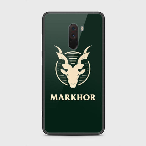 Xiaomi Pocophone F1 Cover - Markhor Series - HQ Ultra Shine Premium Infinity Glass Soft Silicon Borders Case