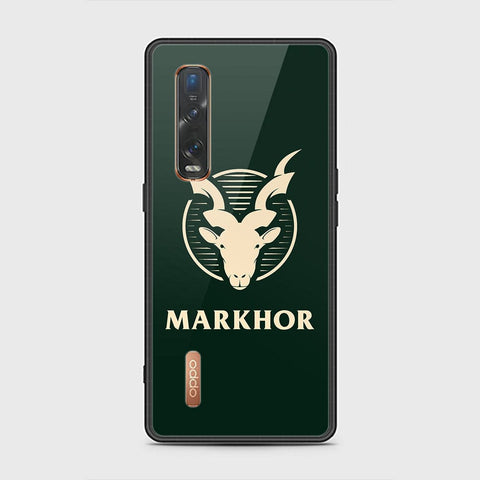 Oppo Find X2 Pro Cover - Markhor Series - HQ Ultra Shine Premium Infinity Glass Soft Silicon Borders Case