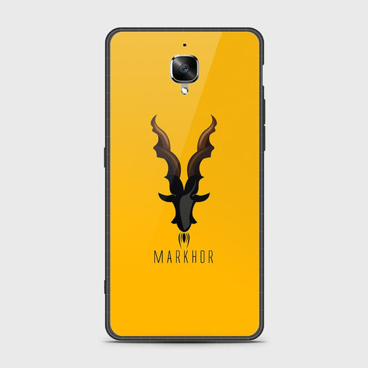 OnePlus 3 Cover - Markhor Series - HQ Ultra Shine Premium Infinity Glass Soft Silicon Borders Case