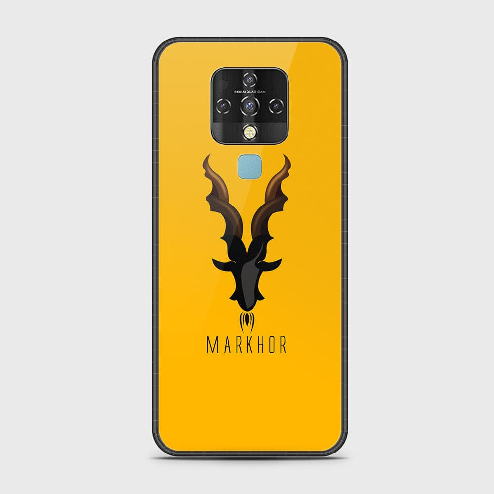 Tecno Camon 16 Cover - Markhor Series - HQ Ultra Shine Premium Infinity Glass Soft Silicon Borders Case