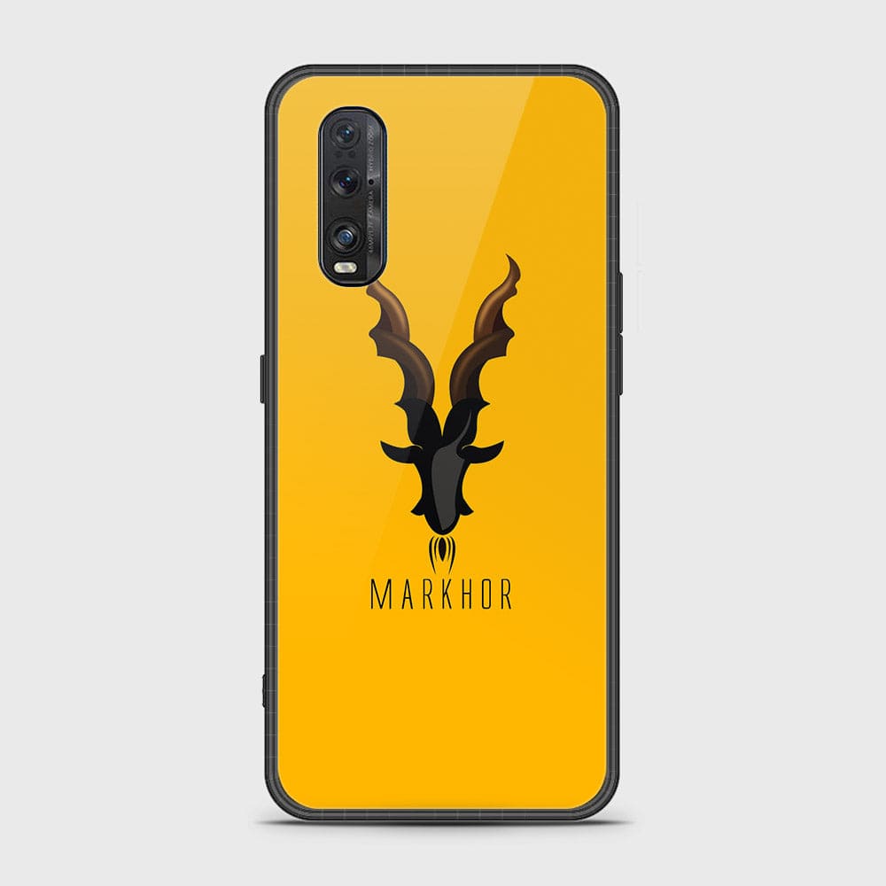 Oppo Find X2 Cover - Markhor Series - HQ Ultra Shine Premium Infinity Glass Soft Silicon Borders Case