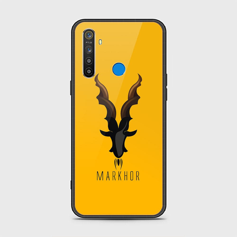 Realme 5i Cover - Markhor Series - HQ Ultra Shine Premium Infinity Glass Soft Silicon Borders Case