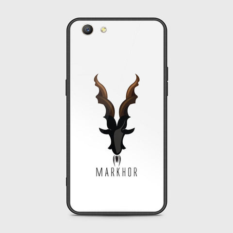 Oppo A59 Cover - Markhor Series - HQ Ultra Shine Premium Infinity Glass Soft Silicon Borders Case