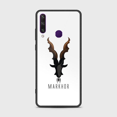 Huawei Y6p Cover - Markhor Series - HQ Ultra Shine Premium Infinity Glass Soft Silicon Borders Case